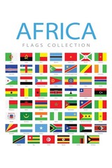 Africa Flags Collection Cool Wall Decor Art Print Poster 24×36