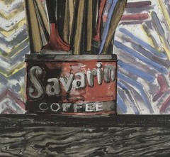 JASPER JOHNS Savarin Cans 31.75″ x 16.75″ Offset Lithograph 1986 Pop Art Multico