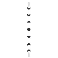 Stylish Moon Phase Wall Decoration – Perfect for Nursery, Office, or Living Room