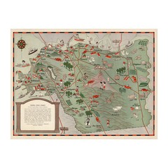 Old Map of San Francisco, CA 1932 – Vintage San Francisco Ca