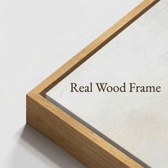 Large Foggy Forest Canvas Wall Art 30″x60″ Framed Modern Tree Painting for Li…