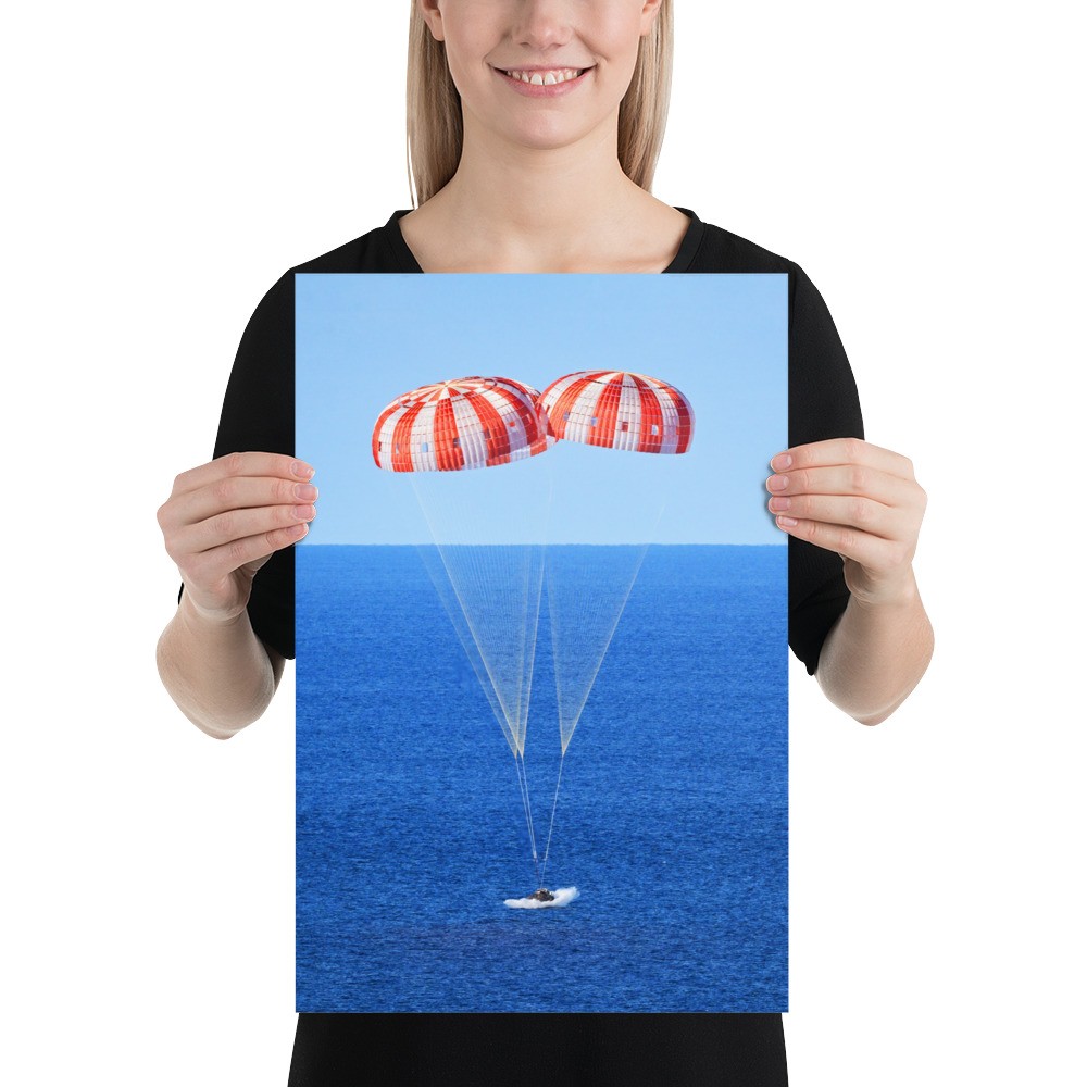 NASA Artemis II Splashdown and Return poster — space poster, science nerdy gift