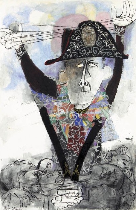Ben Shahn Theatrical Modernist Scene – Goyescas Giclée Print
