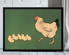 Kitchen Wall Art Framed Poster 11×17 Farmhouse Wall Art Vintage Poster Retr