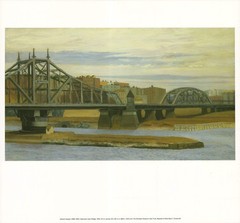 EDWARD HOPPER Macomb’s Dam Bridge 16.5″ x 17.75″ Offset Lithograph 2010 Realism