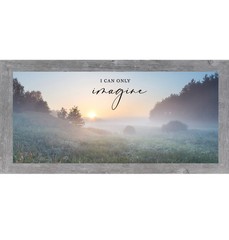 Be Still Christian Sunrise Framed Wall Art Wide Landscape Decor | Multiple Sizes