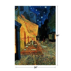 Vincent van Gogh Cafe Terrace At Night Cool Wall Decor Art Print Poster 24×36