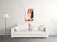 Lisa Dergan Sexy Female Model With Transparent Dress Wall Decor – POSTER 20×30
