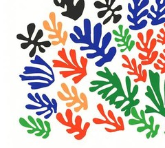 HENRI MATISSE Spray of Leaves 22″ x 30″ Serigraph 2010 Modernism Multicolor