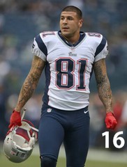 Aaron Hernandez Poster 18″ X 24″ (see variations)