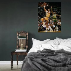 V0679 Kareem Abdul-Jabbar Lakers Sky Hook Shot Retro Decor WALL POSTER PRINT