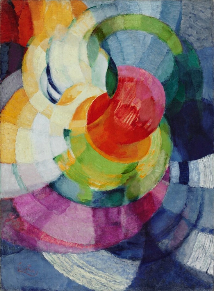 František Kupka Discs of Newton Abstract Color Theory Modern Art Print