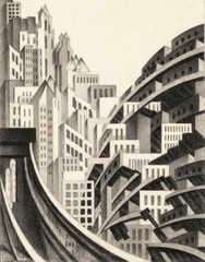 New York : Louis Lozowick : 1923 : Art Print