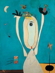 JOAN MIRO Surrealism Art Painting Poster or Rolled Canvas Print «Metamorfózis»