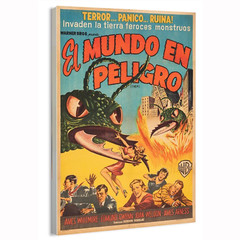 1954 Them! (Warner Bros.) Argentinean Sci-Fi Movie Poster or Canvas Home Decor