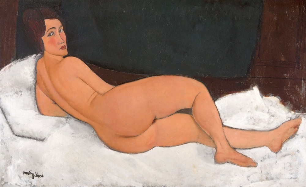 15767.Wall Decor Poster.Interior Art.Modigliani Painting Nu couché