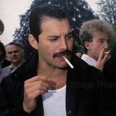 Freddie Mercury Smoking Photo Print Poster Queen Singer
