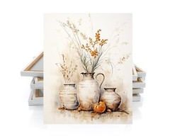 16×20 Anatasia Floral Canvas Print Wall Art