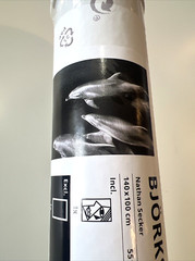 IKEA BJORKSTA Dolphins Poster Picture 55 x 39 ¼ » (Frame not included), NEW