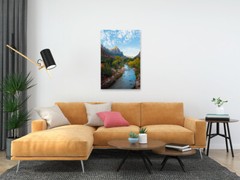 Beautiful Landscape Mountains River Art Wall Decor – POSTER 20×30