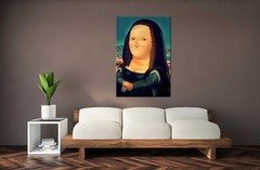 Fat Mona Lisa Print, Mona Lisa Canvas Art, Modern Art Print, Fernando Botero art