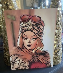 Retro Barbie Silkstone Fashion Art Print 8×10 – #130a