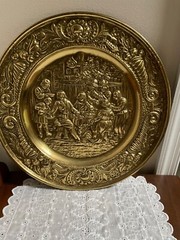 Brass Tone Wall Art