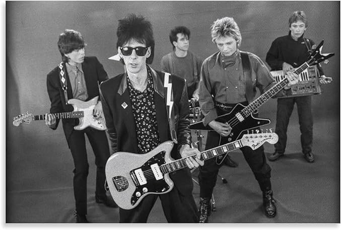 The Cars Band Poster Classic Rock Music Wall Art Retro Print 24×36