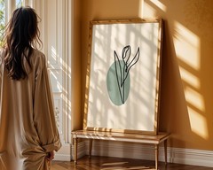 Minimalist Line Art Poster Print LA217