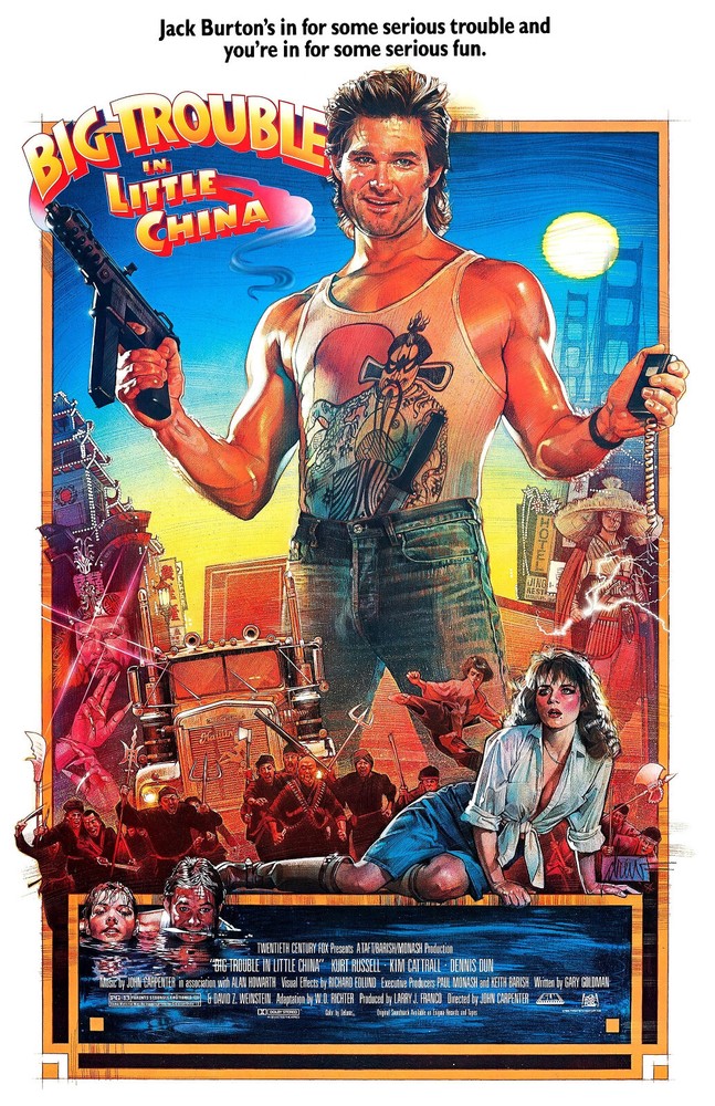 BB0574 Big Trouble in Little China Film 1986 Movie Poster 11×17