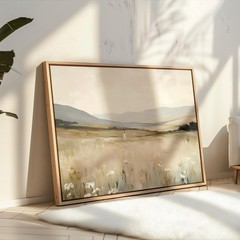 Jesus Leaves the 99 Lost Sheep Christian Wall Art Canvas