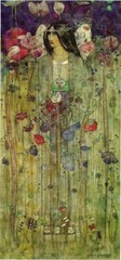 Art Nouveau Fairyland Print – Charles Rennie Mackintosh 1897 – Symbolist Floral