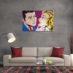 83011 Roy Lichtenstein Pop Girl Decor Wall Print Poster