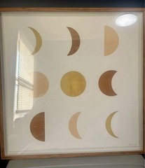 Marmont Moon Phases Celestial Framed Print, Horizontal, Multicolor