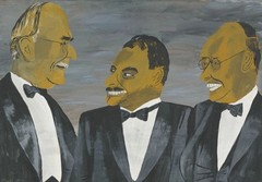 Ben Shahn Vandenberg Dewey and Taft 1941 – Political Caricature Modernist Print