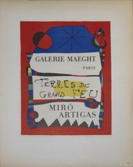 JOAN MIRO Terres de Grand Feu, 1959