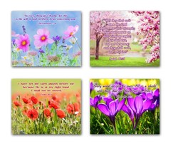 VikingGlobal 8×10 Bible Quotes Christian 8 x 10 Inch, Multicolor