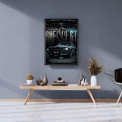 Ford Mustang Shelby GT500 “Eleanor” Poster, Muscle Car Garage Wall Art Decor