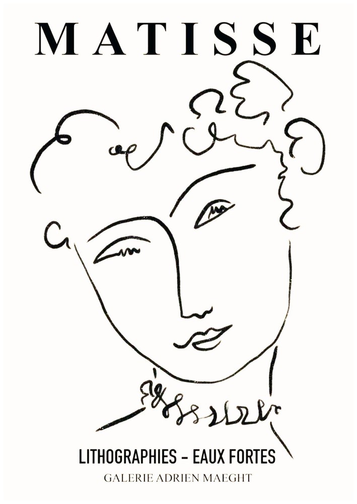 Henri Matisse Woman EUAX FORTES 20×28 museum quality