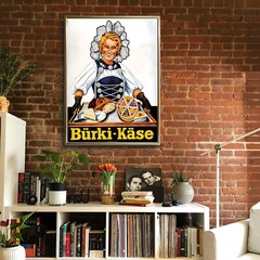 Burki-Kase Food & Beverage Vintage Wall Art Poster