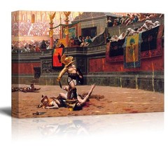Wall26 – Pollice Verso by Jean-Leon Gerome – Canvas Print Wall Art – 24″ x 36″