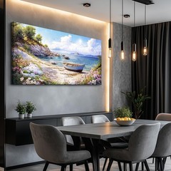 Large Wall Decor For Living Room Canvas Wall Art For Office Modern Wall Decor…