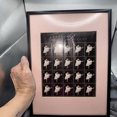 1998 American Ballet 32 Stamp unhinged unused Full Sheet in matted 12× 9.5