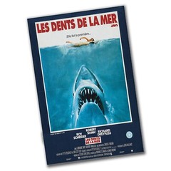 Jaws French Version Classic Movie Poster 11×17 or 24×26 Inch Size