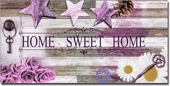 Love Sanctuary Canvas Print Wall Art Home Sweet Home Sign 24 x 48 in