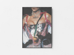 Vintage Couture Fashion Print – Elegant Runway Illustration Wall Art Poster