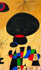 Femmes, Lune, Etoiles – Joan Miró 1949