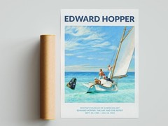 Edward Hopper Exhibition Poster Ground Swell Museum Print Famous American