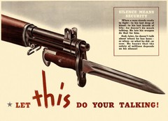 Let This Do Your Talking! – 1944 – World War II – Propaganda Poster