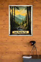 SMOKY MOUNTAINS NATIONAL PARK ART WALL POSTER/PRINT 8 OPTIONS FREE SHIPPING n83